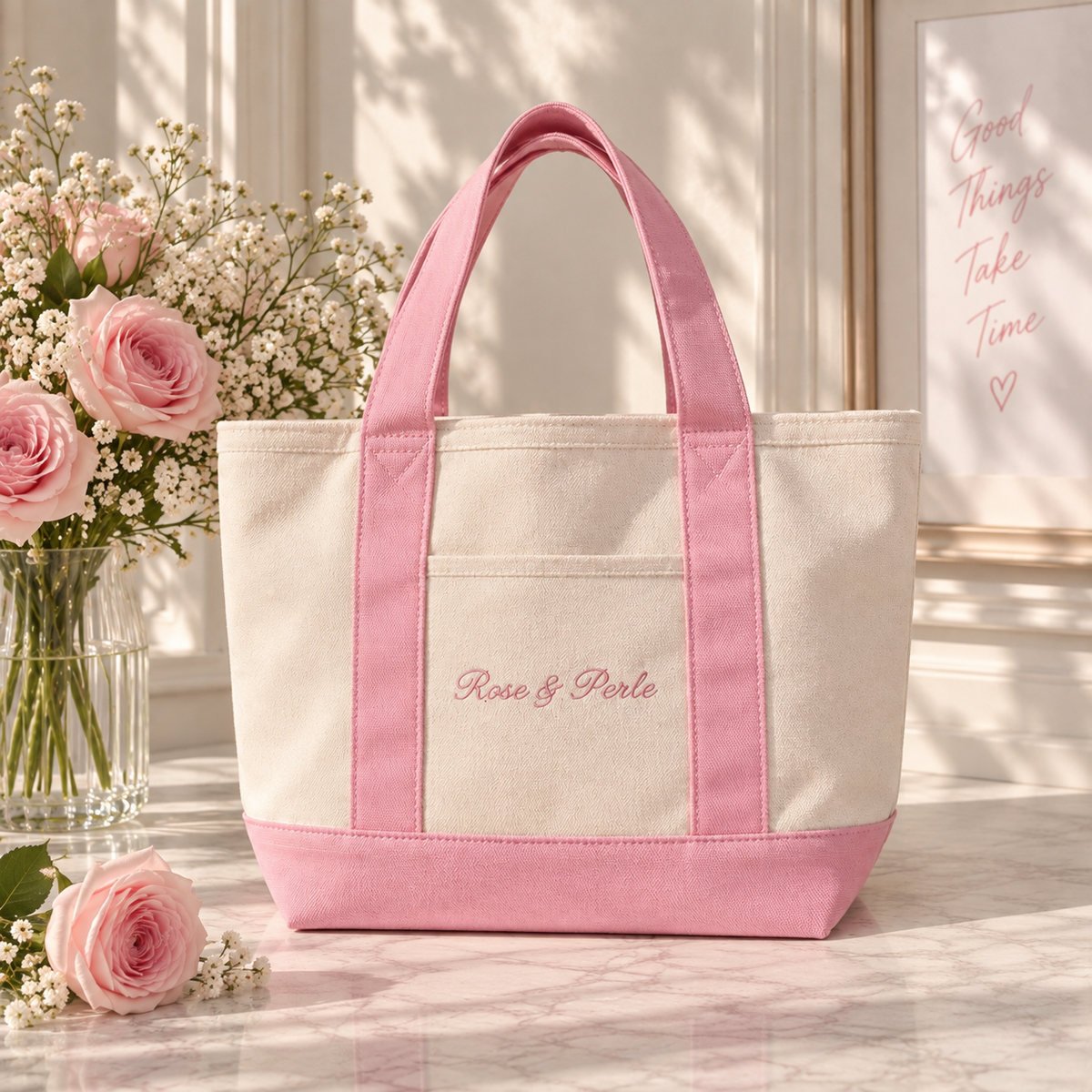 Rose & Perle Tote Bag