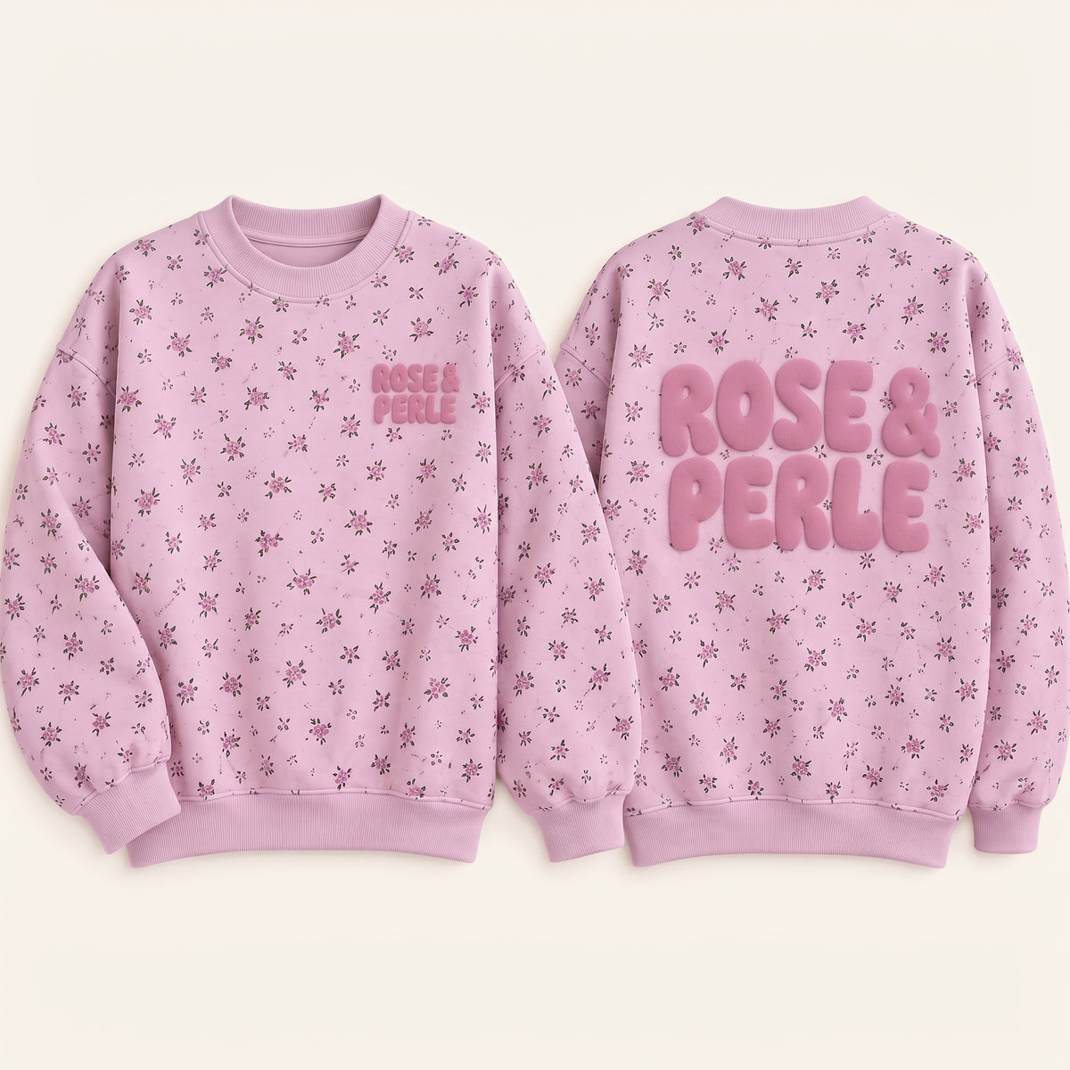 The Rose & Perle Puff Crewneck