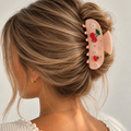Cherry & Daisy Claw Clip